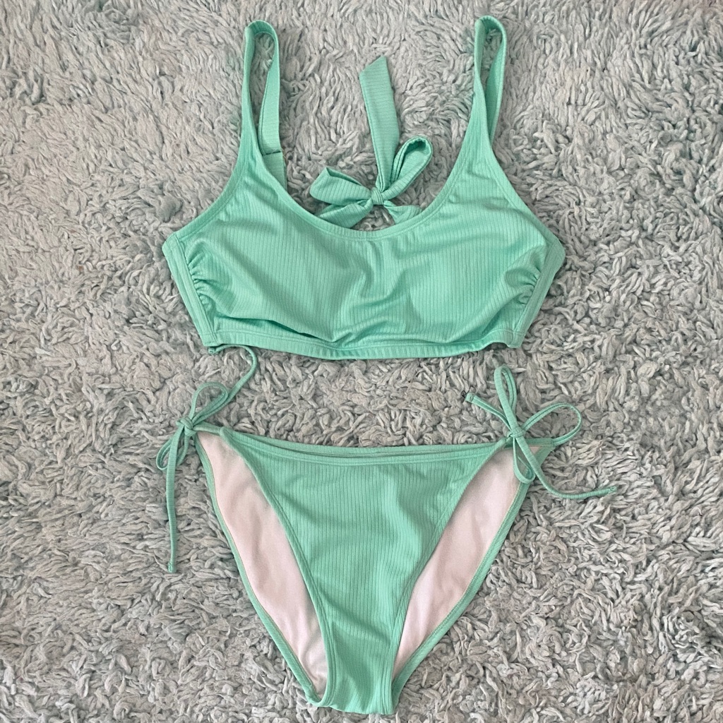 Mint Blue/Green Bikini Set